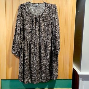 NWT  XL old navy leopard dress